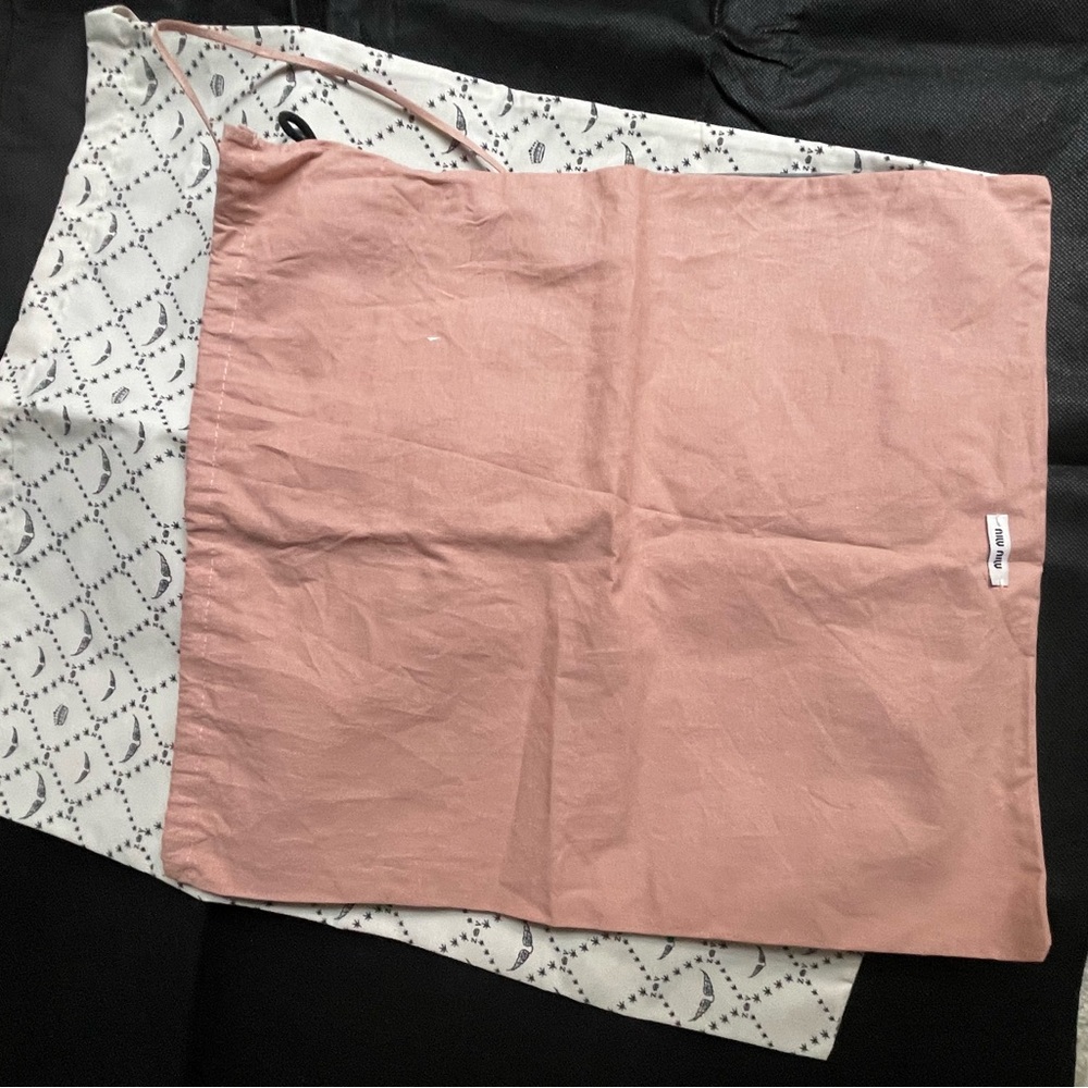 Miu Miu empty dustbag